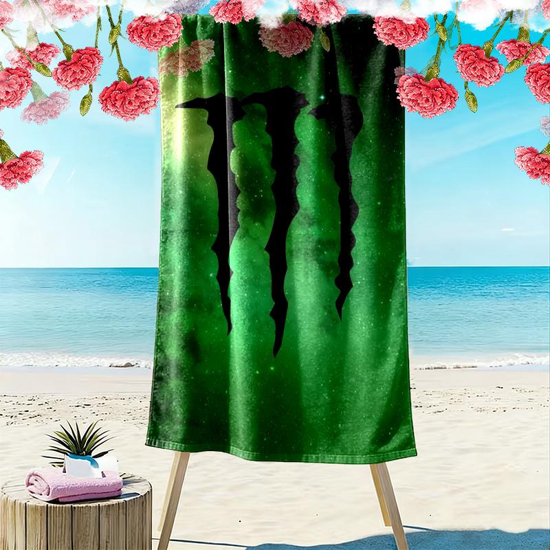 Monster Energy Towel, Large Soft Quick Dry Towel for Beach Camping Swimming