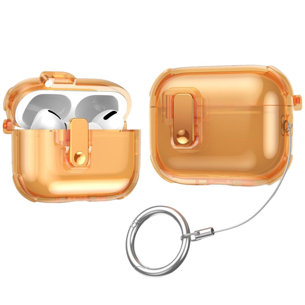 for AirPods Pro 3 Case Cover with Cleaning Kit Secure Lock Clear Case Soft TPU Protective Cover For AirPods Pro 3 with Keychain