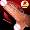 1PCS Durable Extension Cock Sleeve Sex Products Enlarged Thickened Delay Wolf Tooth Sleeve Cock Cover Sex Toys For Men Adult 18+