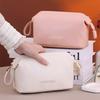 New High-end Cosmetic Bag Letter Zipper Small Travel Bag Waterproof Large Capacity Storage Bag Portable Simple Square Women Bags
