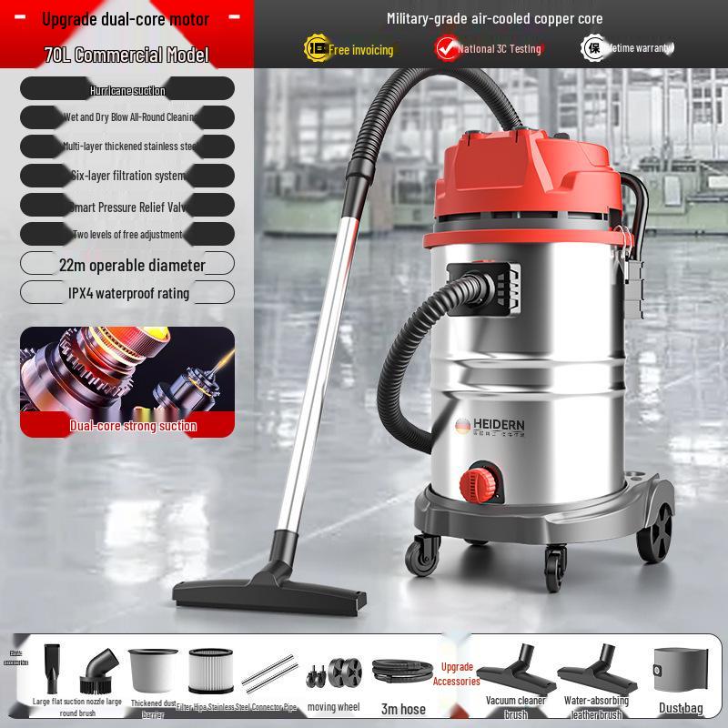 High-Power Industrial Household German Vacuum with Free Shipping