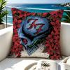 Band Foo Fighters Cushion Cover Soft Pillow Cover Twoside Printing Throw Pillow Case For Sofa Pillowcase Home Decoration