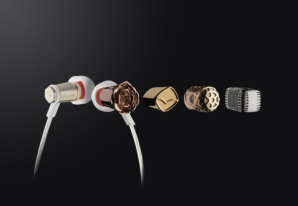 V MODA Forza Metallo Headphones with 3 Button Remote Mic Samsung and Android Gunmetal Black - In-Ear & - Devices, FRZM-I-RGOLD