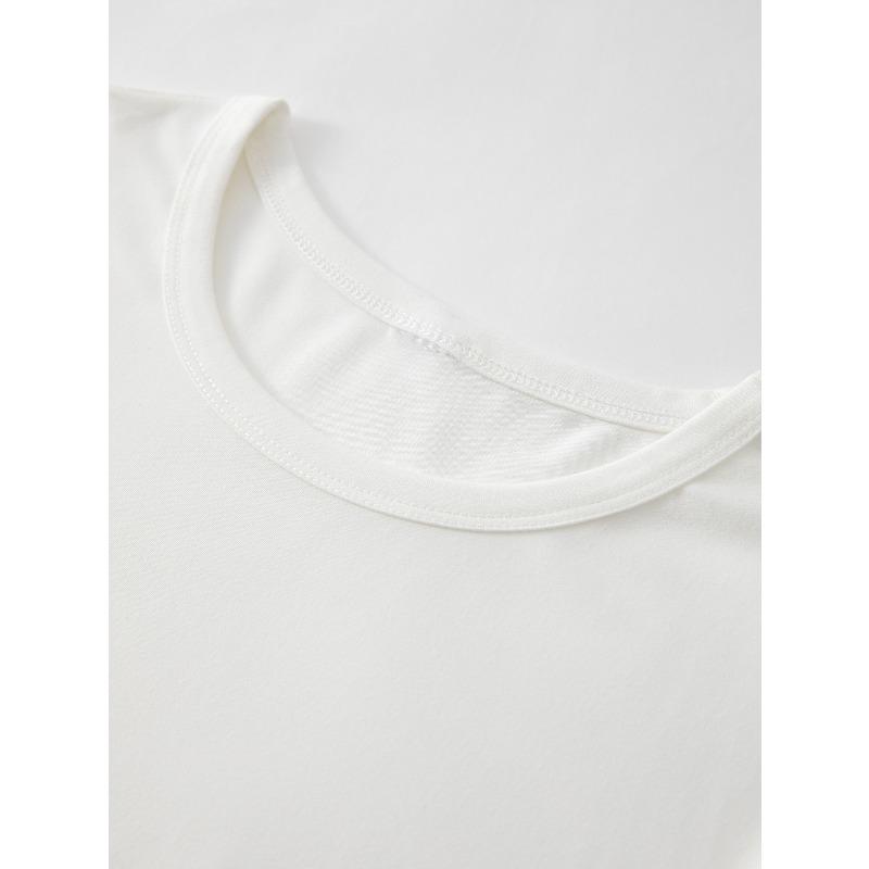 European Size Women'S Elegant Printed T-Shirt - Summer Fashion, Stylish Design, Comfortable And Breathable, Round Neck Tee for Women