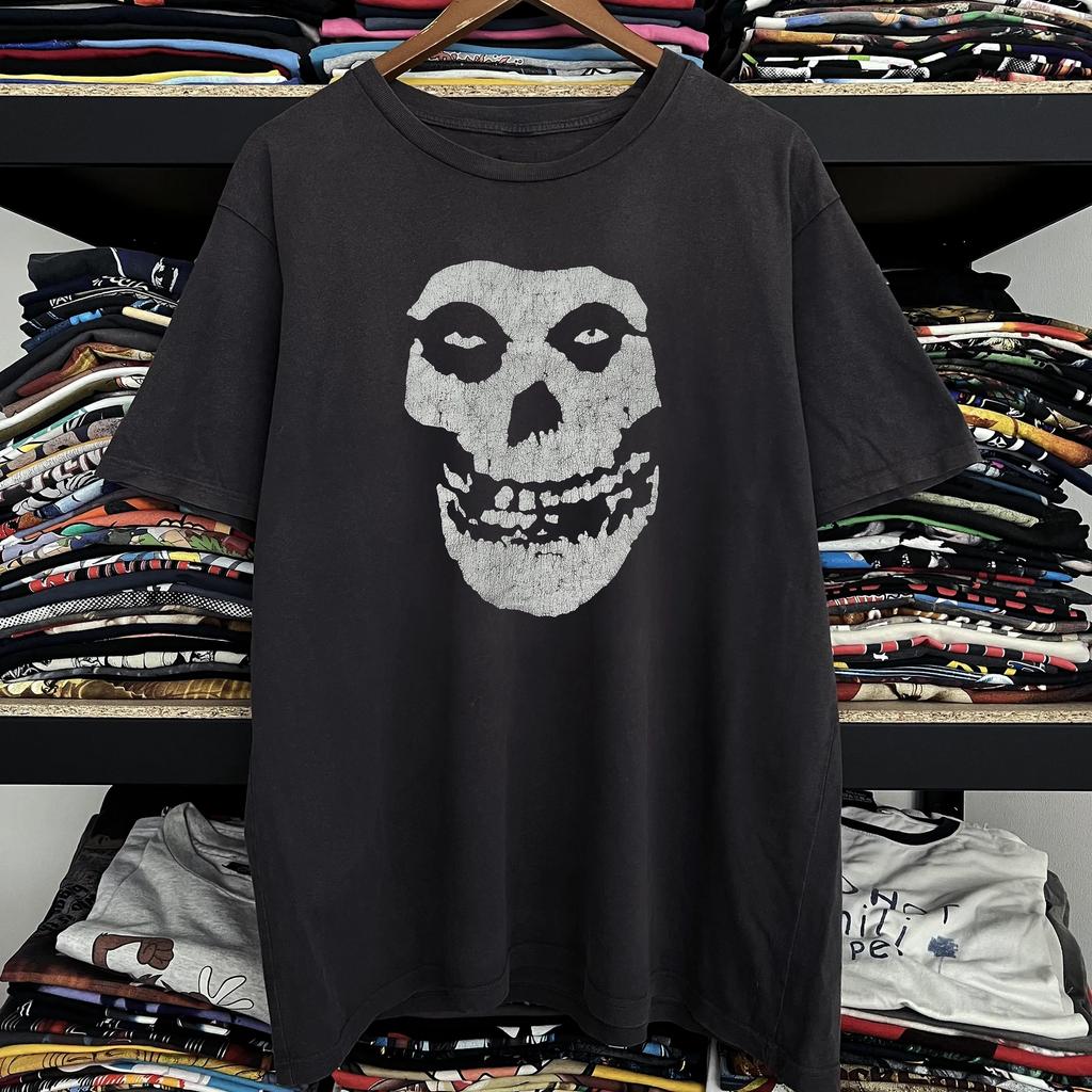 80s Misfits Crimson Ghost Washed T-Shirt Black L
