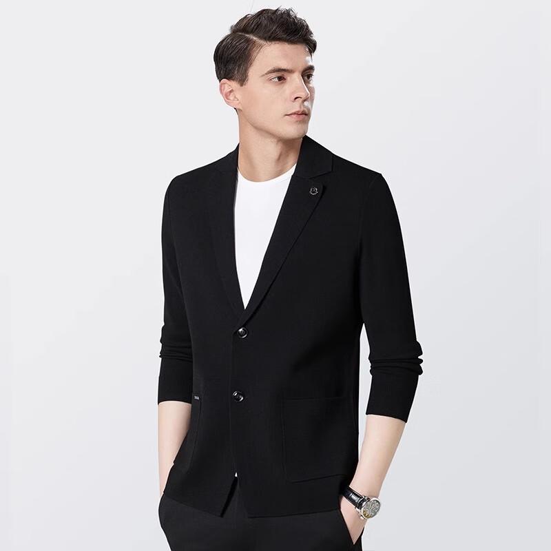 MONTAGUT Men's Spring Autumn Knit Blazer
