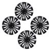 4 Stück 14 Zoll Radkappen Modischer Look Schützend Kratzfest Radkappenabdeckung für Fiesta