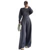 2025 Summer Women’s Fashion Set: Round Neck Top & High Waist Casual Pants