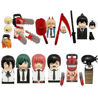 KT1067 Motosega Man Building Blocks Action Figures Cartoon Toys Regalo