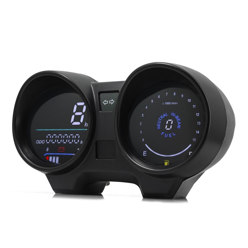 LED Digital Motorcycle Speedometer Dashboad Odometer RPM Meter For Honda Brazil CG125 2000 To 2008 Fan 125 Titan 125 2013