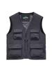 Men's Quick-Drying Sleeveless Photography & Fishing Vest with Multiple Pockets - Waterproof and Lightweight for Outdoor Activities