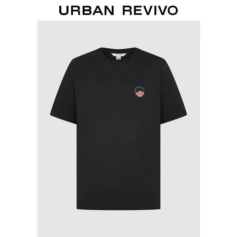 UR Men s Ghostly Mosaic Pattern Short Sleeve T-Shirt XS