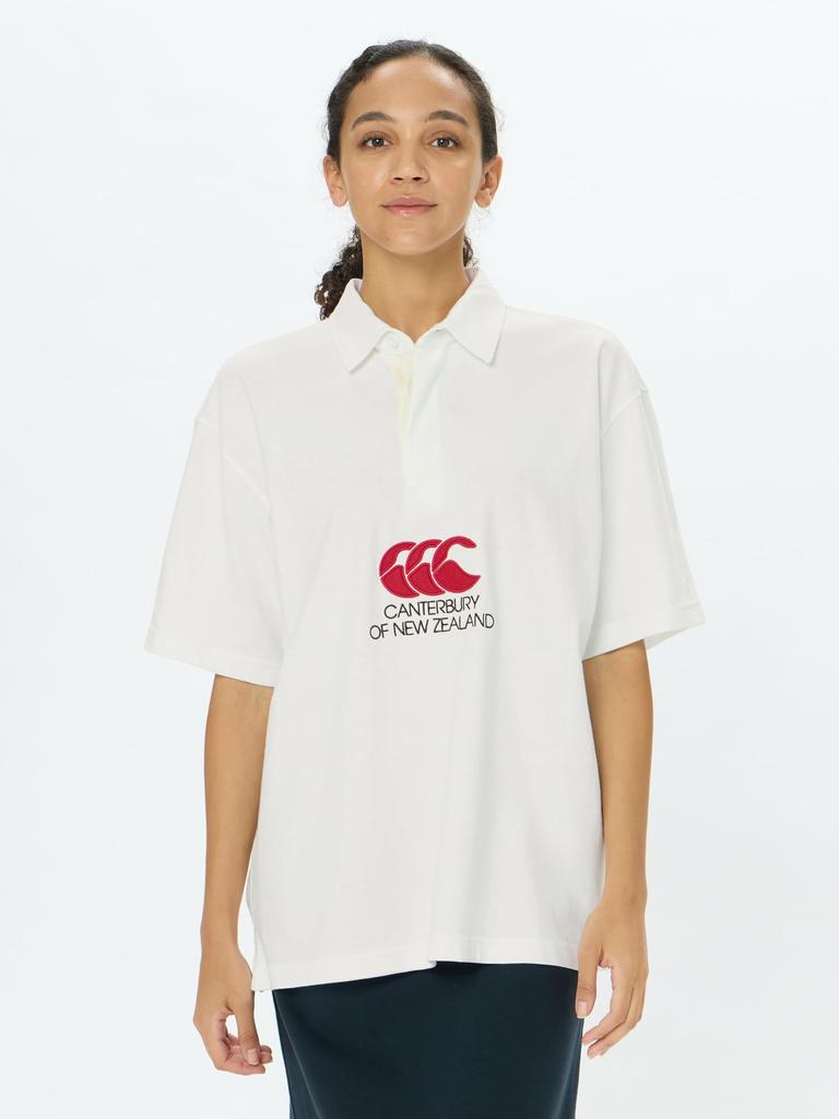 Canterbury Heavy Rugby Shirt, Unisex, White, Size XL