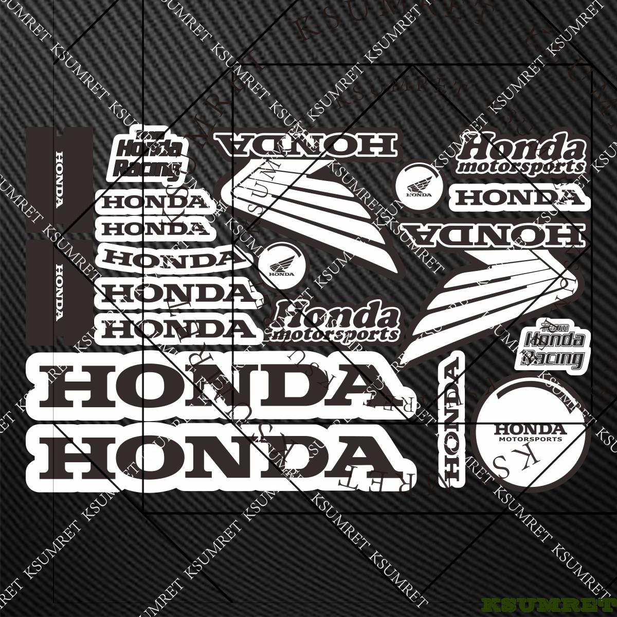 Vinyl For Honda Stickers Motorcycle Sticker Decal Helmet Logo Kit