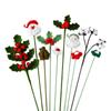 Simulated Flower 3D Christmas Bookmark Handmade Knitted Book Clip  Personalized Gifts