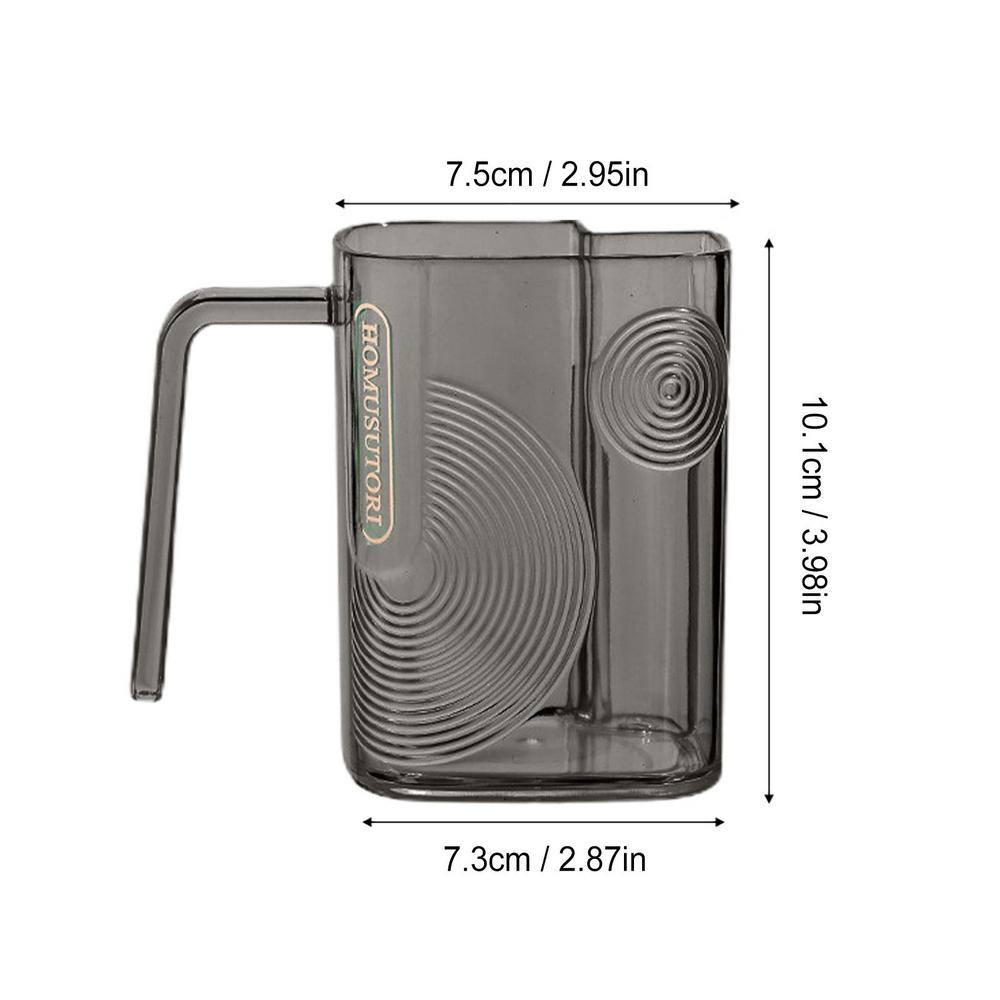 Light Luxury Toothbrush Cup Reusable Drink Tumbler For Mouth Washing With Draining Hole Mouthwash Cup Bathroom Hotel Supplies