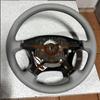 For Suzuki Jimny 1999-2005 Ized Car Steering Wheel Cover Hand Stitched Wear Resistant Grey Leather Car Interior