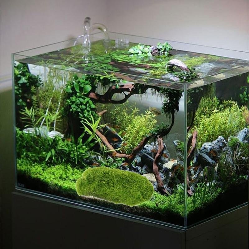 Artificial Simulation Moss Mats for Crafting 4Pieces Pillow Moss Crafts Decors for Terrariums and Garden Bonsais Decors
