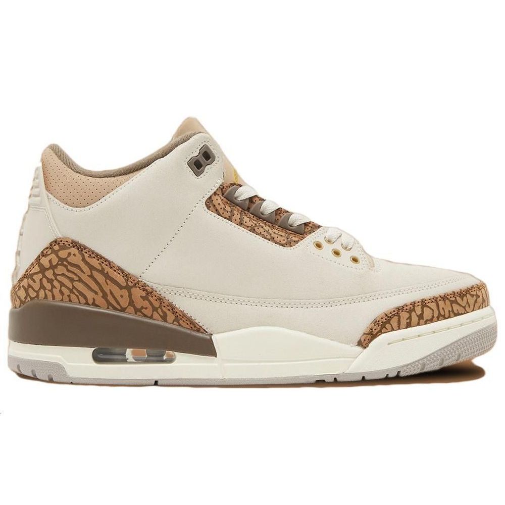 Air Jordan 3 Retro GS Palomino Çocuk Spor Ayakkabısı Krem Açık-Orewood-Kahverengi Metalik-Altın DM0967-102