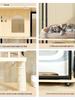 Transparent Three-Layer Luxury Indoor Cat Villa with Spacious Wood Design