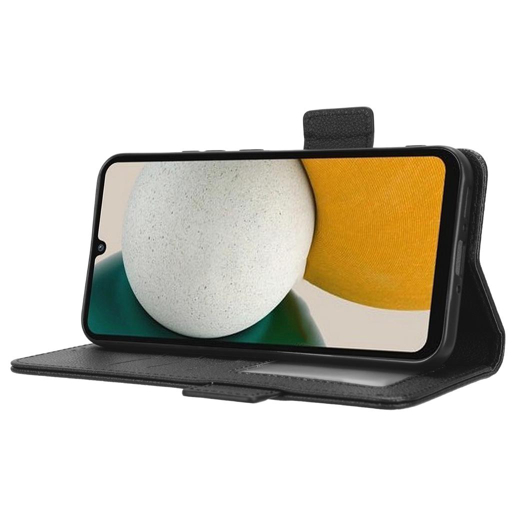 Cell Phone Case for Samsung Galaxy A34 5G,Litchi Texture Shockproof Flip Leather Phone Cover with Wallet Stand