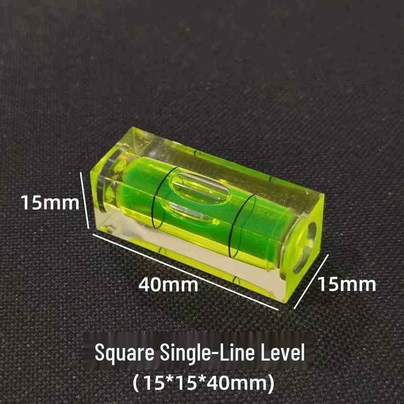Mini poziomica bezramkowa do ram na zdjęcia - Kwadratowa, pozioma bańka, 1000 sztuk, Darmowa dostawa