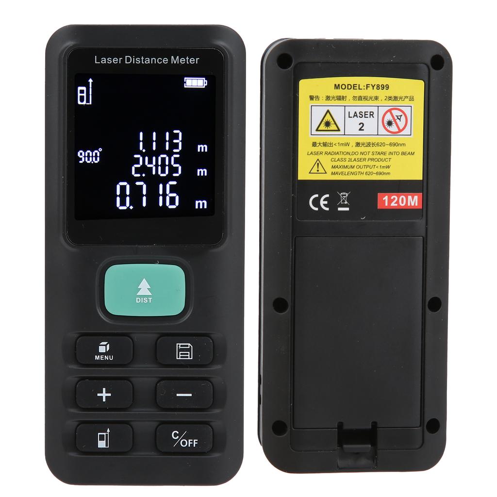 FY899 Laser Range Finder 120m High Accuracy Infrared Handheld Electronic Distance Meter