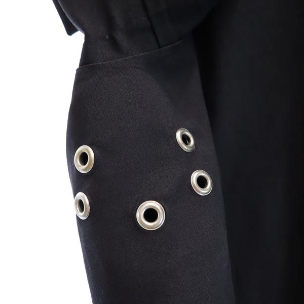 Mackintosh Stainless Collar Coat 34 Black Handmade Women Used