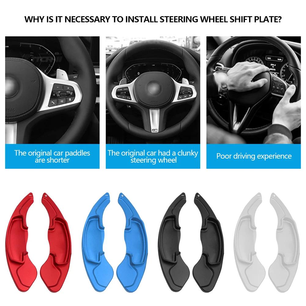 2pcs Aluminum Steering Wheel Shift Paddle Shifter Extension For Honda Spirior Accord Odyssey AVANCIER Acura CR-V UR-V CIVIC