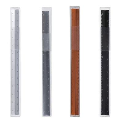 Architectural Scale Ruler Aluminum Architect Scale Ruler Triangular Scale Ruler Metal Scale Ruler for Accurate Drawing