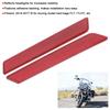 Pair of Saddlebag Reflector   Cover   Warning Large Size Fit for   FLT FLHT 2014-2017