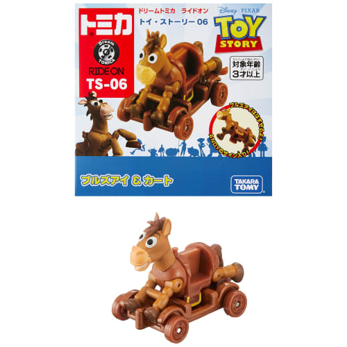 

Tomica Dream Tomica Ride On Toy Story TS-06 Bullseye & Cart