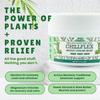 CHILLFLEX Herbal Joint and Muscle Relief Cream: Fast-Acting Cooling Menthol Gel
