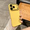 Luxury Solid Color Frosted Hard PC Glass Lens Protection Phone Case for iPhone 17 Pro Max 15 14 13 12 11 16 Pro Max Back Cover