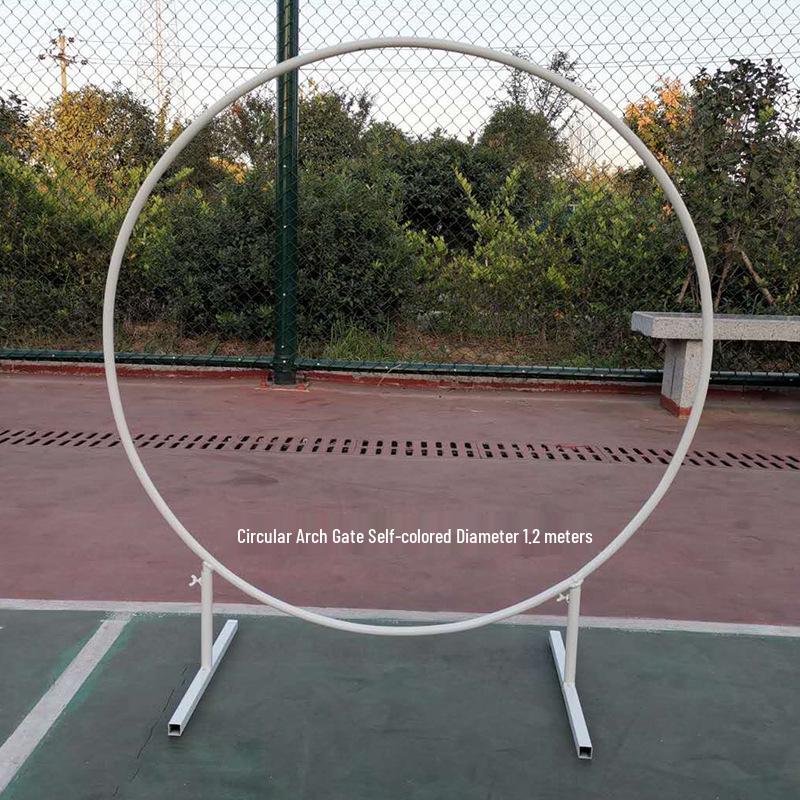 Round Wrought Iron Wedding Arch Decoration Frame