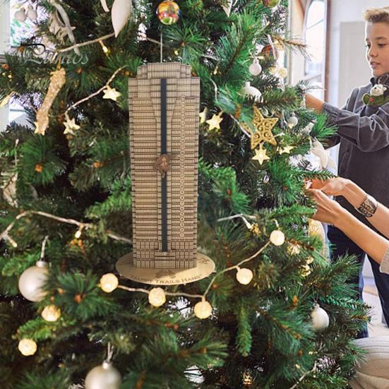 

Адвент-календарь на 2023 год, деревянный ремесленный орнамент, экологически чистый адвент-календарь широкого применения для обратного отсчета Рождества