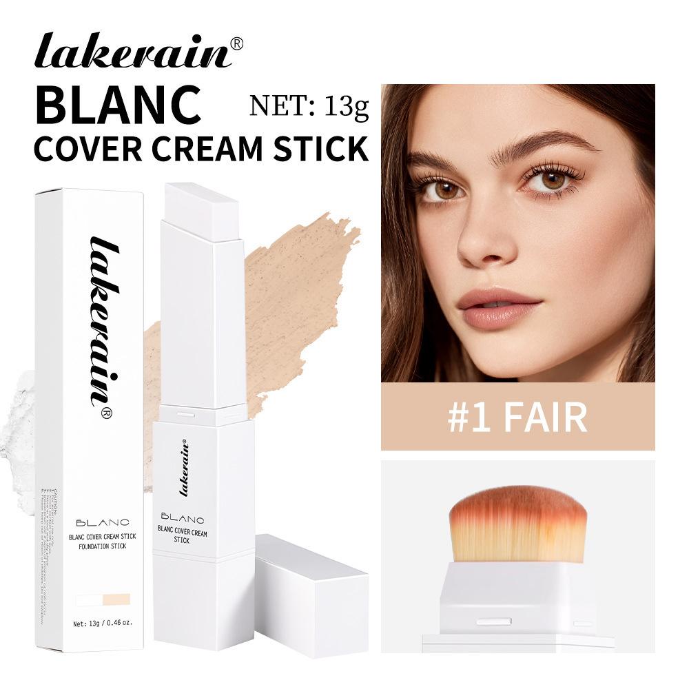 Lakerain Color-Changing Eraser Foundation Stick - Double-Ended, Matte, Hydrating, Lightweight, Portable Concealer.