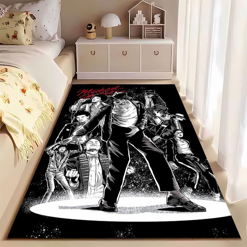 "Michael Jackson Tribute Art" suitable as a non-slip mat for the living room or bedroom sofa
