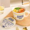 Instant Noodles Ramen Cup Ceramic Windows Microwave Safe Tableware Japanese-style Ramen Bowl Hetbahn Noodle Bowl Cute Tableware