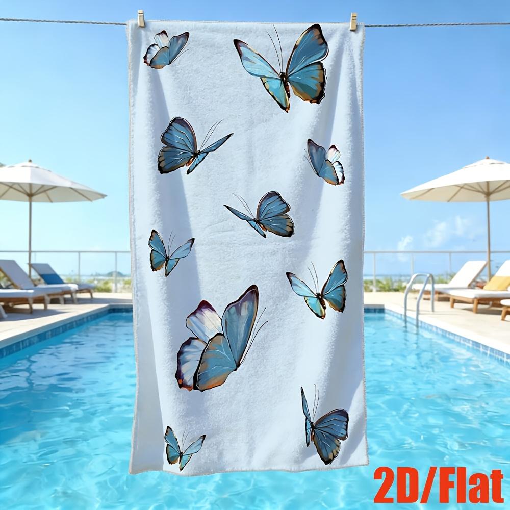 Rainbow Sailboat Oil Painting Beach Towel Nautical Art Print Swimming Cover Up Cute Holiday Souvenir