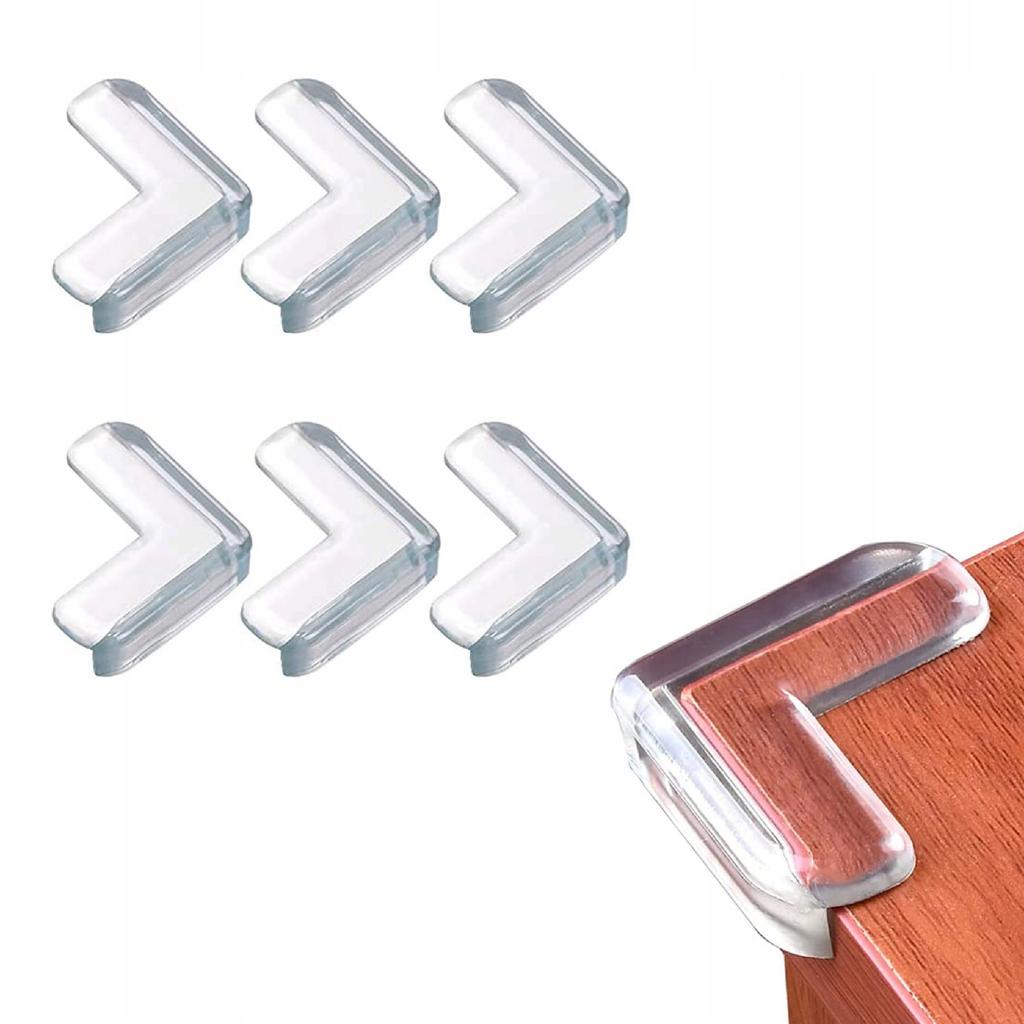 Transparent furniture corner protectors 10 pcs