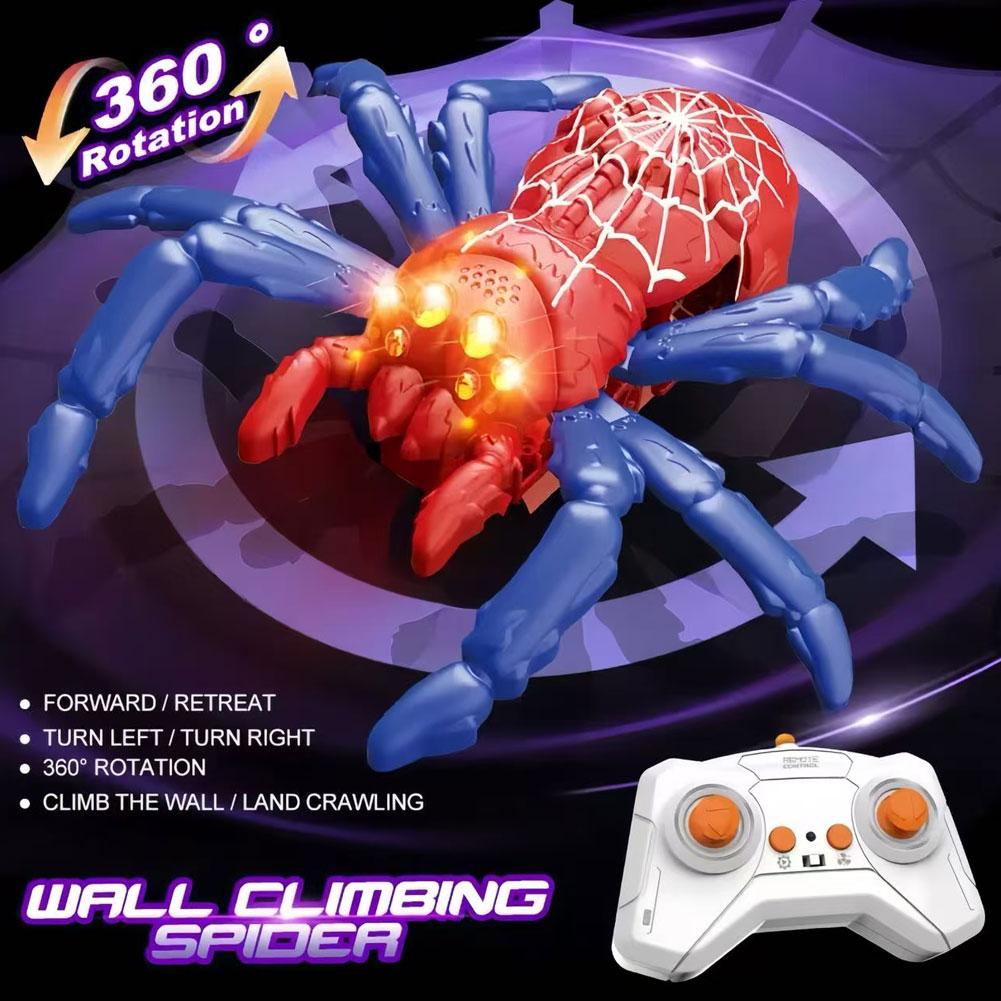 Rc Wall Climbing Spider Gecko Lizard Toy Electric Remote Control Wall Climbing Animal Toys Children'S Halloween Toys