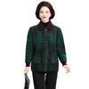 Knitwear for Middle-aged and Elderly Women: Spring and Autumn Cardigan and Faux Mink Velvet Lapel Coat