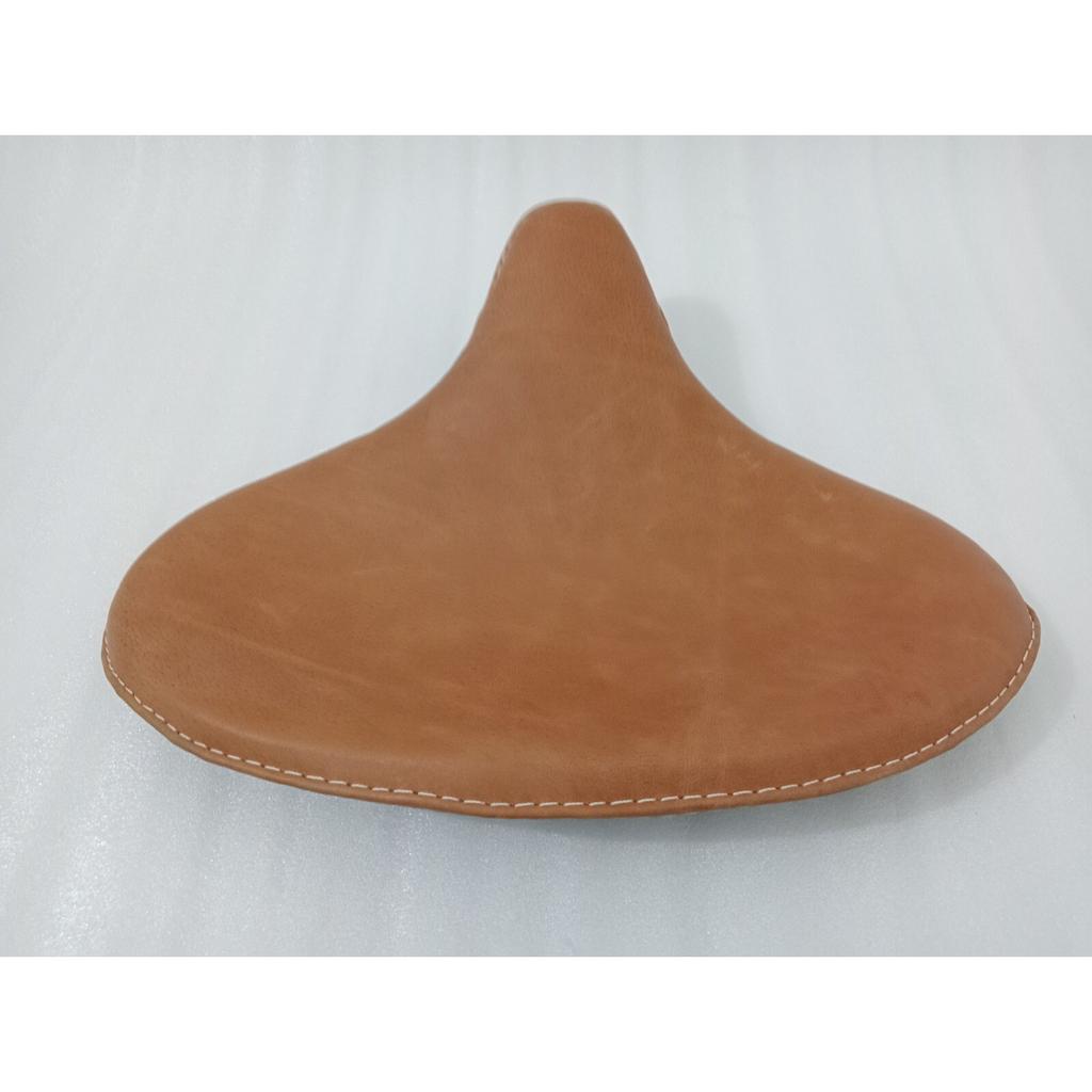 Genuine Leather HARLEY WLA WLC VL UL EL WL KNUCKLEHEAD SOLO SEAT FLATHEAD BROWN