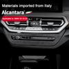 For BMW X3 G01   Alcantara Suede Wrap Center Console Volume Button CD Panel Frame Trim Cover Car Interior Auto Accessory