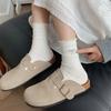 Women's Bubble Lace Embroidered Bow Socks Versatile and Trendy Mid-calf Cotton Socks Ballet Style