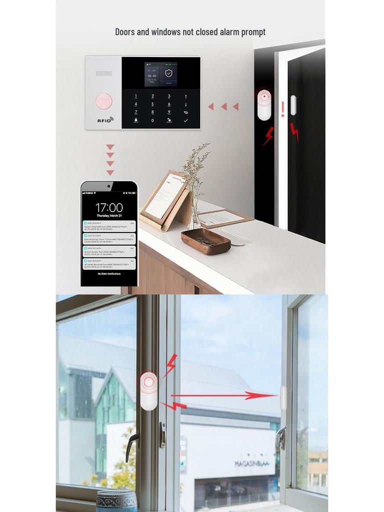 WiFi GSM Smart Home Anti-Theft Alarm System with Mobile App Control