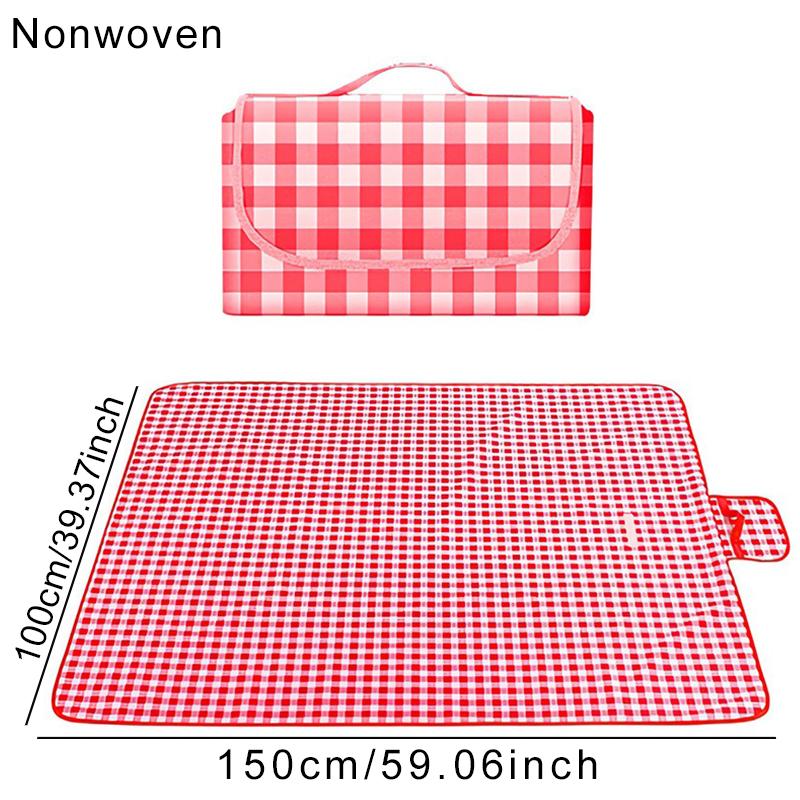 1 Stück Picknickdecke Outdoor Park Strand Wiese Campingmatten Leicht Faltbar Tragbar Matratze Campingzubehör Partyrequisiten ZYF