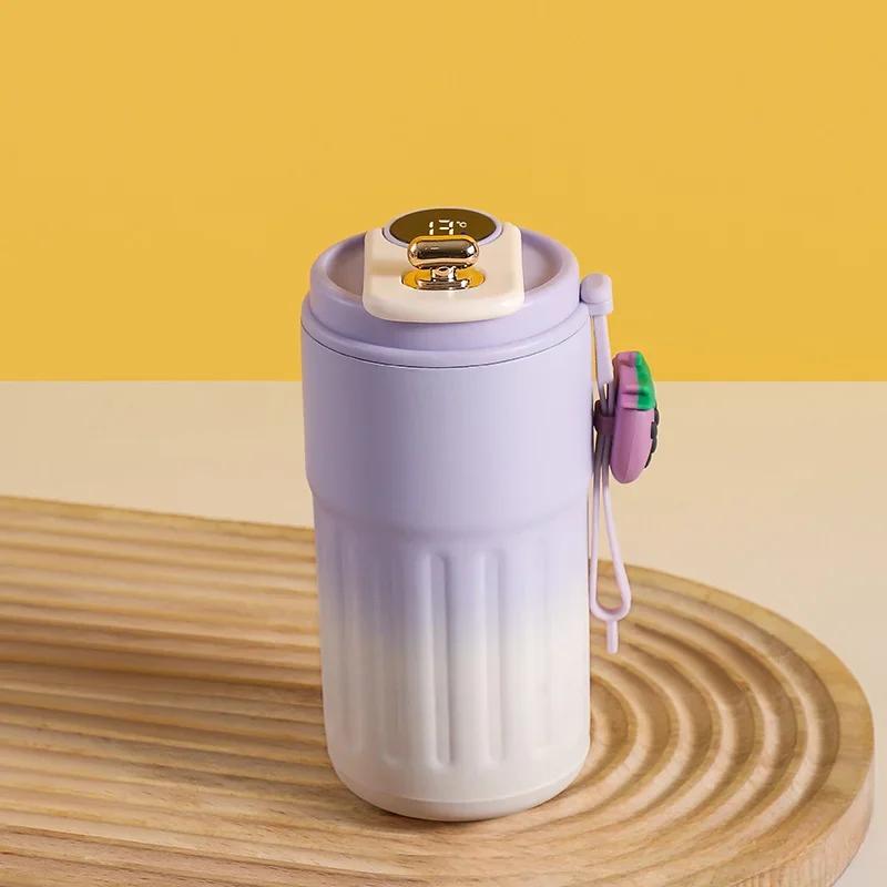 Smarter Thermos Bottle Stainless Steel Water Bottle LED Temperature Indication Coffee Cup Thermo Thermal Drinkware Kitchen Bar