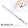 50pcs Diamond Texture Spherical Nail Drill Bits Ball Head Cuticle Clean Drill Bits Acrylic Nails